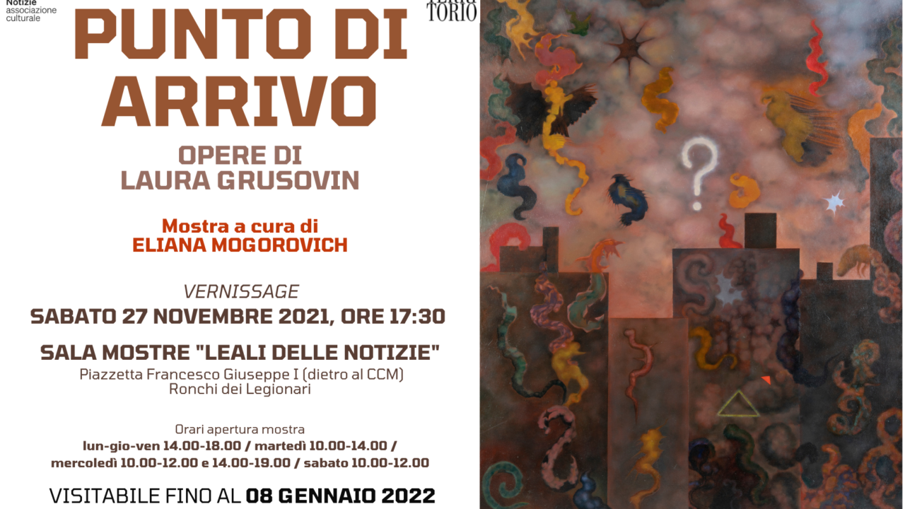 Laura Grusovin e le sue opere da sabato 27 novembre nella sede dell’Associazione „Leali delle Notizie APS“ di Ronchi dei Legionari