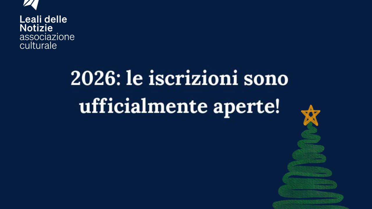 Sono ufficialmente aperte le iscrizioni soci per il 2026!